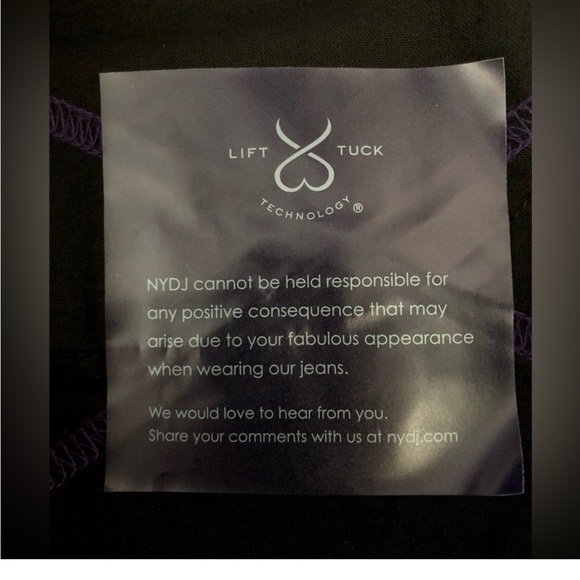 NYDJ Ariel Cropped Premium Lift Tuck Jeans Size 6 - Picture 8 of 12